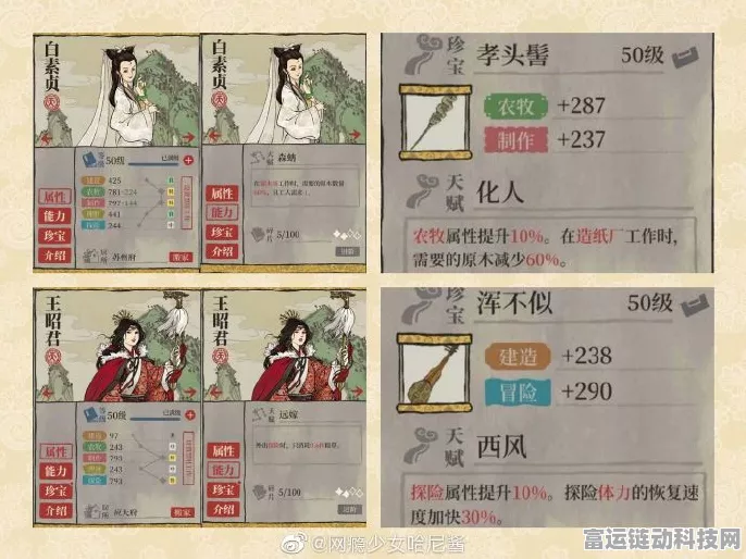 手游江南百景图深度解析，李清照人物天赋及升级属性全攻略