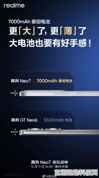 真我Neo7星舰版震撼亮相，7000mAh超大电池续航怪兽，性能与续航的完美碰撞！
