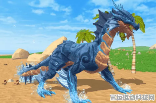 手游热点，揭秘创造与魔法中海鳄龙的绝技与实战称霸之路