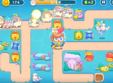保卫萝卜4攻略揭秘，海的闺女第44关完美通关技巧